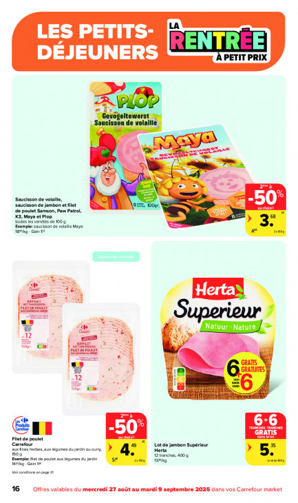 Carrefour Dépliant 27.08.2025