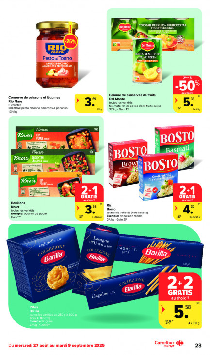 Carrefour Dépliant 27.08.2025