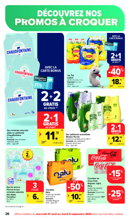Carrefour Dépliant 27.08.2025