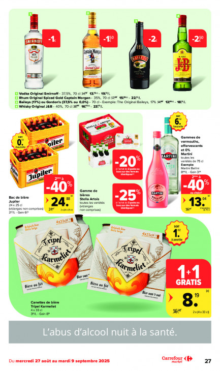 Carrefour Dépliant 27.08.2025