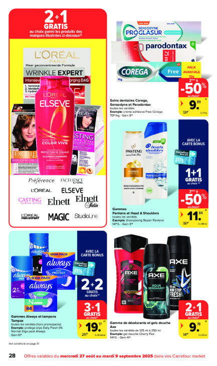 Carrefour Dépliant 27.08.2025