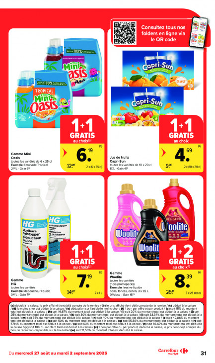 Carrefour Dépliant 27.08.2025