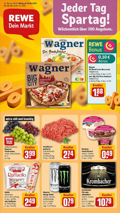 Rewe Angebote ab 25.08.25 bis 30.08.25