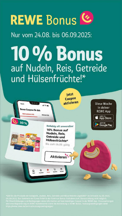 Rewe Angebote ab 25.08.25 bis 30.08.25