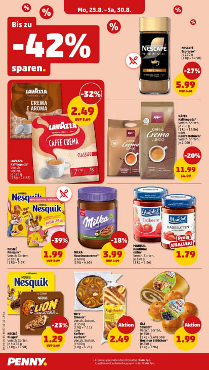 Penny Angebote ab 25.08.25 bis 30.08.25