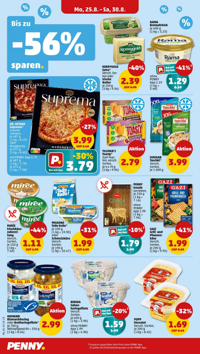 Penny Angebote ab 25.08.25 bis 30.08.25