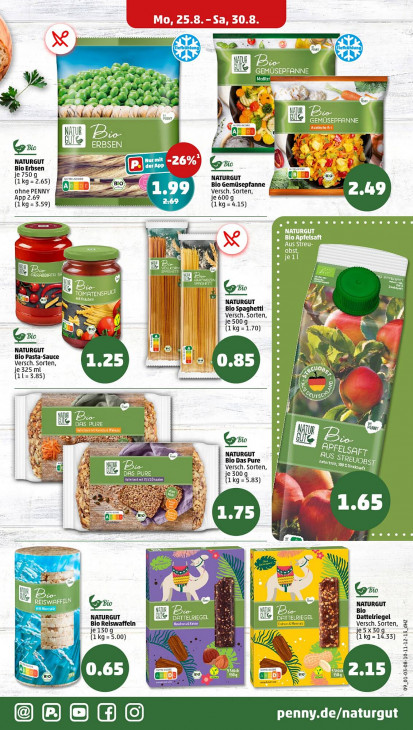 Penny Angebote ab 25.08.25 bis 30.08.25