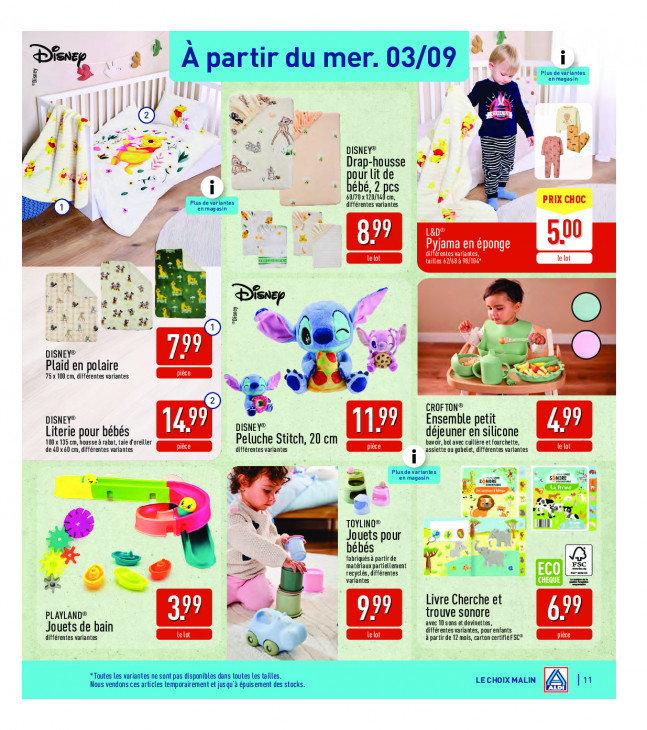 Aldi Dépliant 01.09.2025