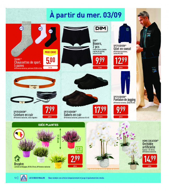 Aldi Dépliant 01.09.2025