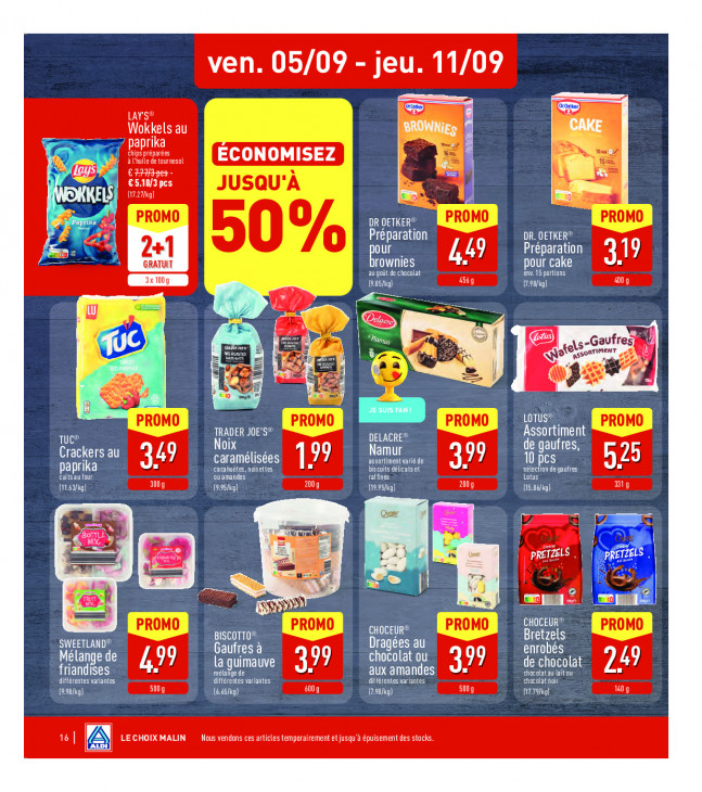 Aldi Dépliant 01.09.2025