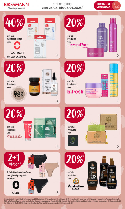 Rossmann Angebote ab 25.08.25 bis 05.09.25