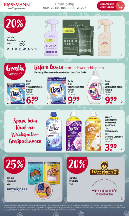 Rossmann Angebote ab 25.08.25 bis 05.09.25