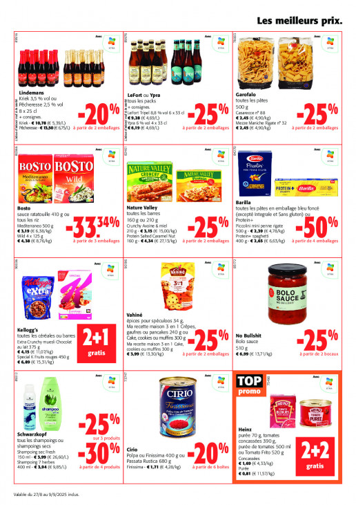 Colruyt Dépliant 27.08.2025