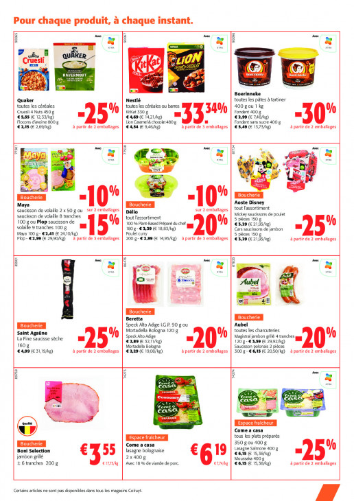 Colruyt Dépliant 27.08.2025