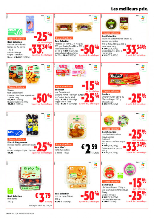 Colruyt Dépliant 27.08.2025
