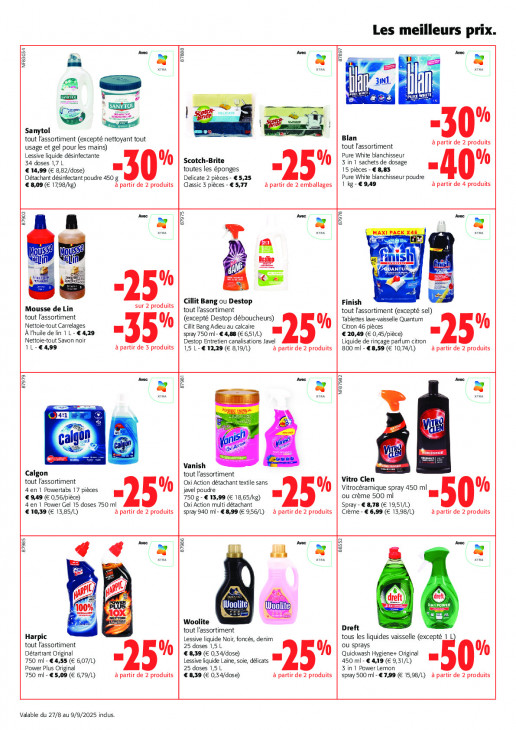Colruyt Dépliant 27.08.2025