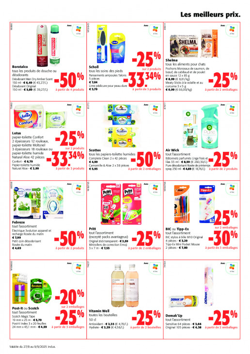 Colruyt Dépliant 27.08.2025