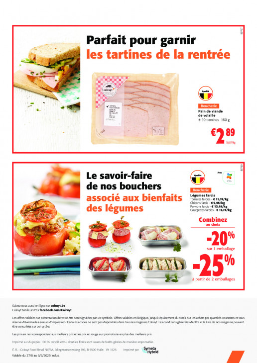 Colruyt Dépliant 27.08.2025