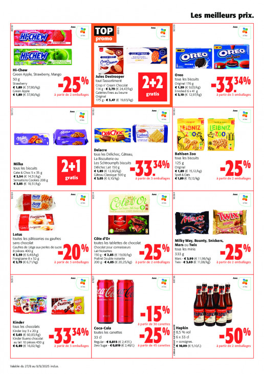 Colruyt Dépliant 27.08.2025