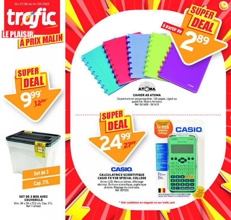 Trafic Dépliant 27.08.2025
