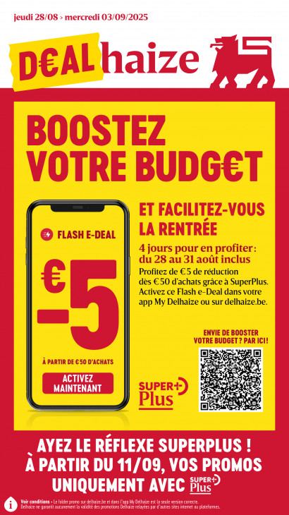 Delhaize Dépliant 28.08.2025