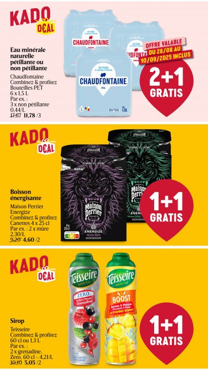 Delhaize Dépliant 28.08.2025