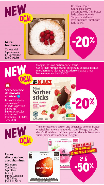 Delhaize Dépliant 28.08.2025