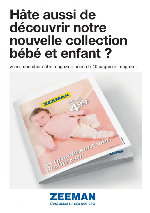 Zeeman Dépliant 30.08.2025