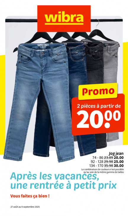 Wibra Dépliant 29.08.2025