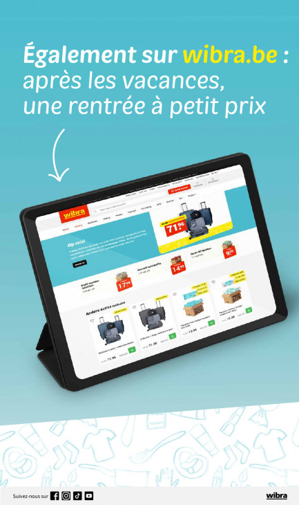 Wibra Dépliant 29.08.2025