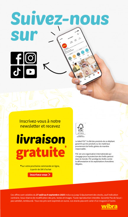 Wibra Dépliant 29.08.2025