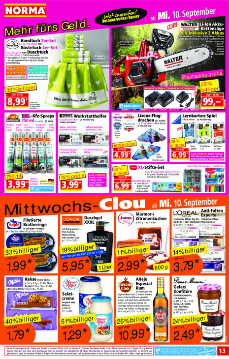 Norma Angebote ab 08.09.25 bis 13.09.25