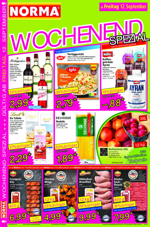 Norma Angebote ab 08.09.25 bis 13.09.25
