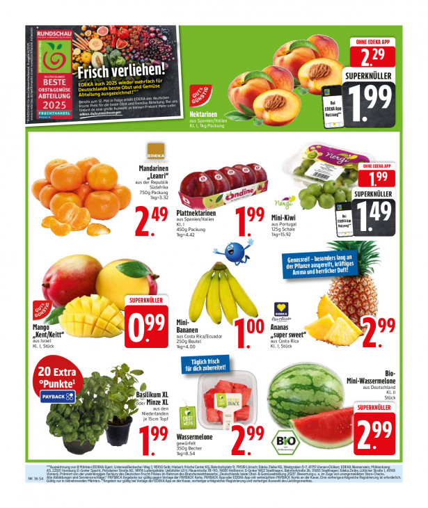Edeka Angebote ab 01.09.25 bis 06.09.25
