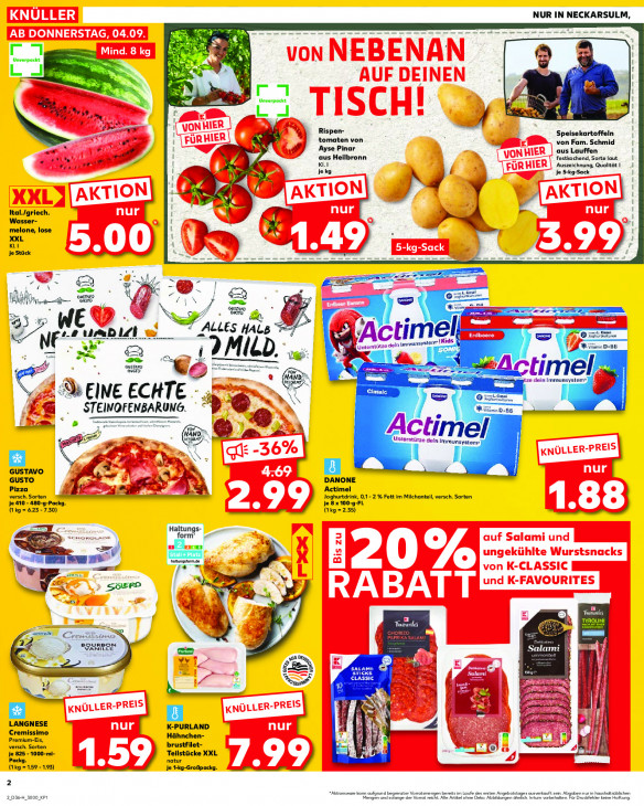 Kaufland Angebote ab 04.09.25 bis 10.09.25
