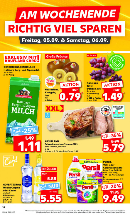 Kaufland Angebote ab 04.09.25 bis 10.09.25