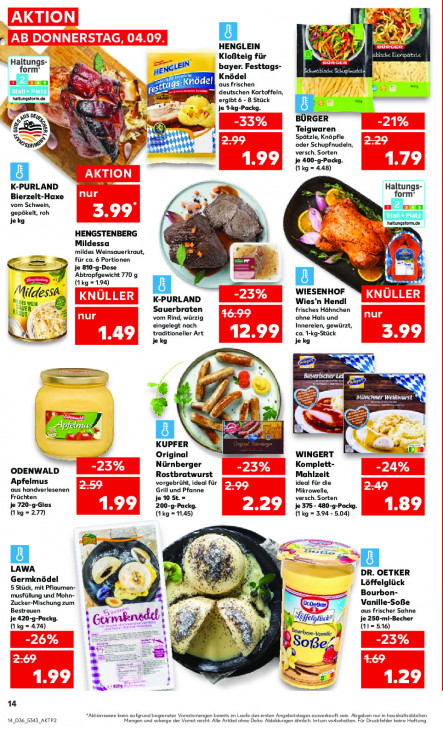 Kaufland Angebote ab 04.09.25 bis 10.09.25