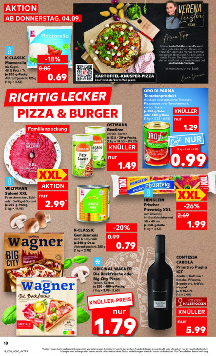 Kaufland Angebote ab 04.09.25 bis 10.09.25