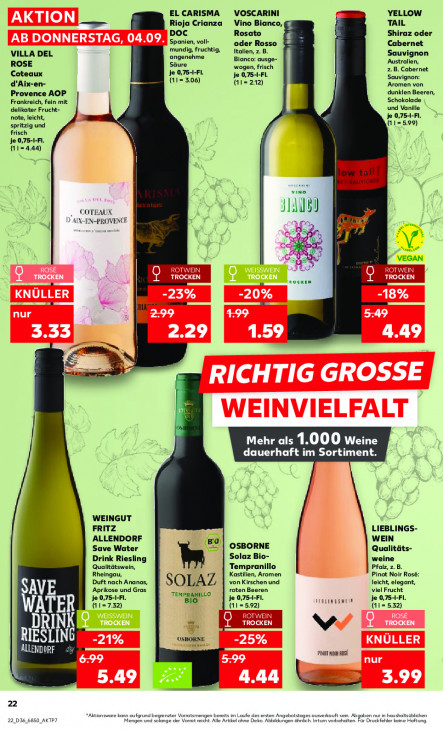Kaufland Angebote ab 04.09.25 bis 10.09.25