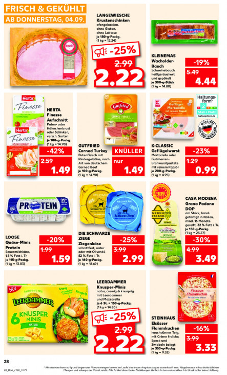Kaufland Angebote ab 04.09.25 bis 10.09.25