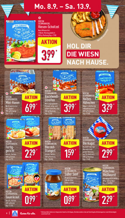 Aldi Nord Angebote ab 08.09.25 bis 13.09.25