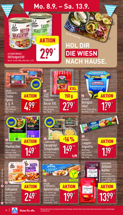 Aldi Nord Angebote ab 08.09.25 bis 13.09.25