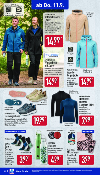 Aldi Nord Angebote ab 08.09.25 bis 13.09.25