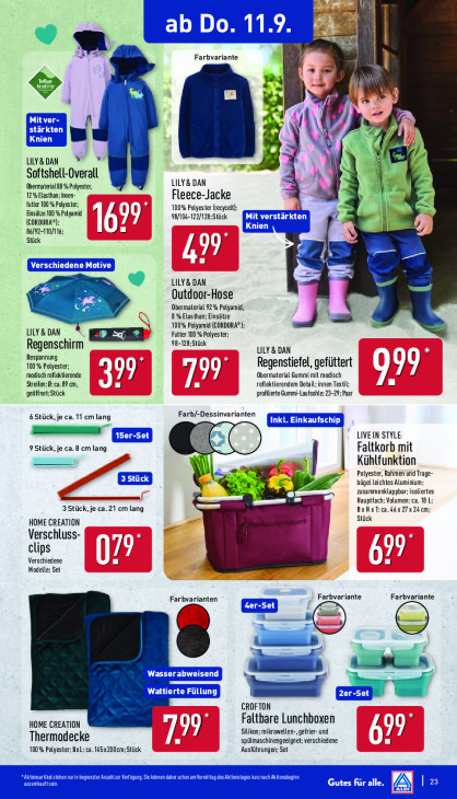 Aldi Nord Angebote ab 08.09.25 bis 13.09.25