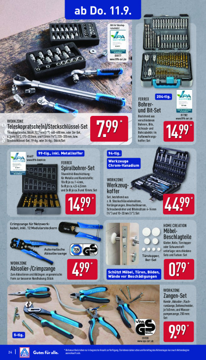Aldi Nord Angebote ab 08.09.25 bis 13.09.25