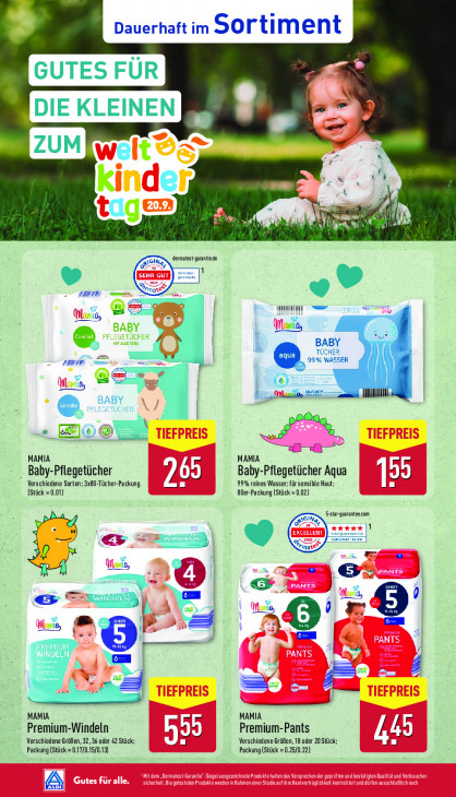 Aldi Nord Angebote ab 08.09.25 bis 13.09.25