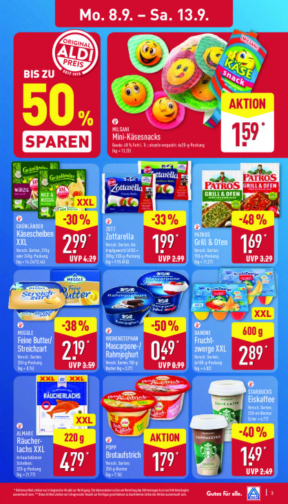Aldi Nord Angebote ab 08.09.25 bis 13.09.25