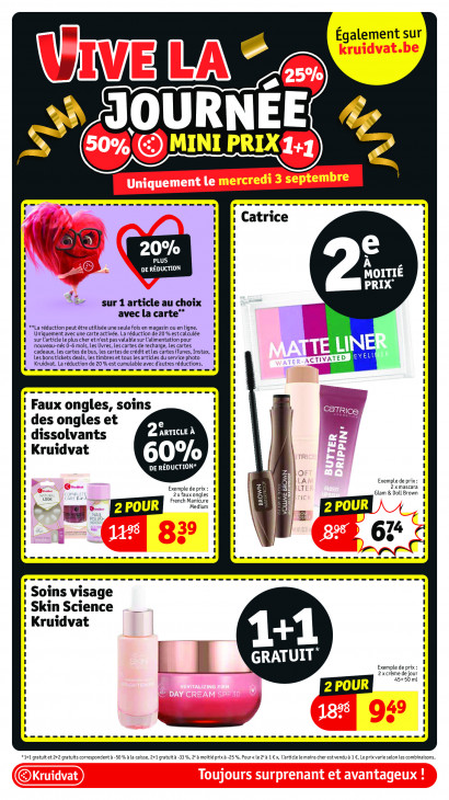 Kruidvat Dépliant 01.09.2025