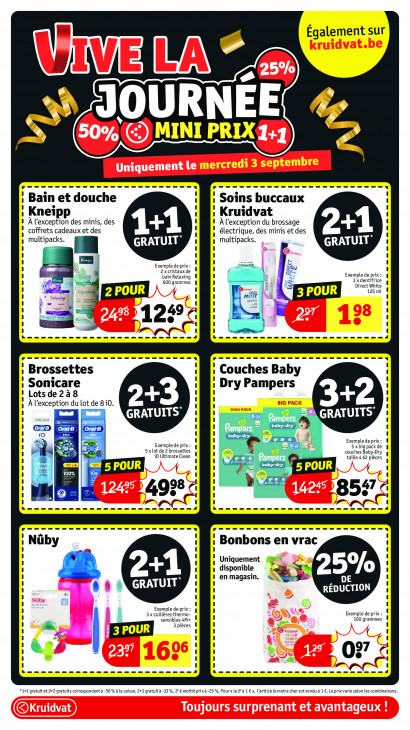 Kruidvat Dépliant 01.09.2025