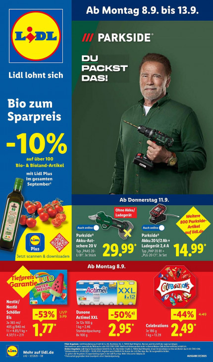 Lidl Angebote ab 08.09.25 bis 14.09.25